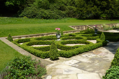 Traditional knot garden